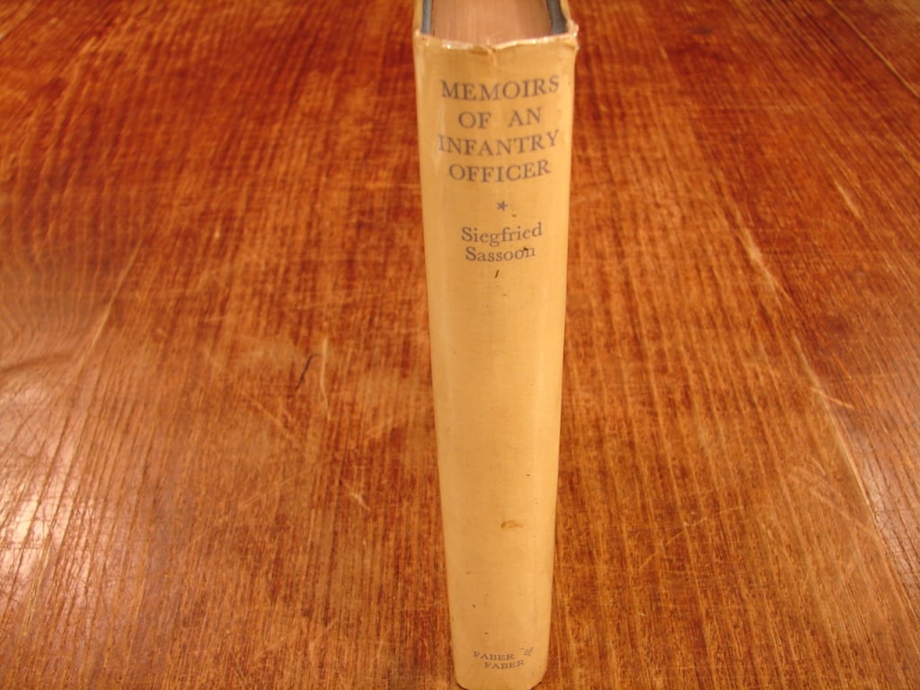 Lot of two Siegfried Sassoon books.: Lot of two Siegfried Sassoon books. 1) The Weald of Youth. Faber & Faber London. 2) Memoirs of an Infantry Officer. Faber & Faber London.