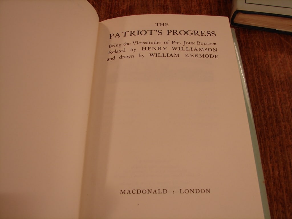 Lot of 2 The Patriots Progress by Henry Williamson - 3