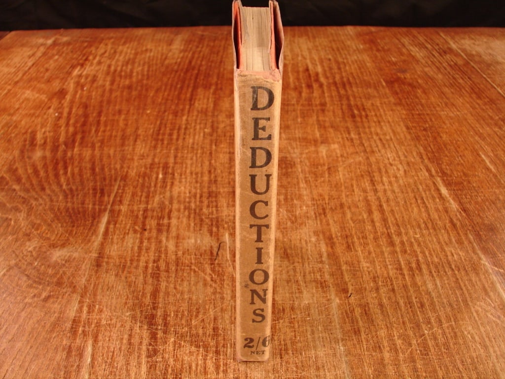 Deductions from the War by Baron von Freytag: Deductions from the War by Lieutenant General Baron von Freytag - Loringhoven. First edition 1918. Published before the war's conclusion, the book analyzes the geopolitical, economic, and technologica