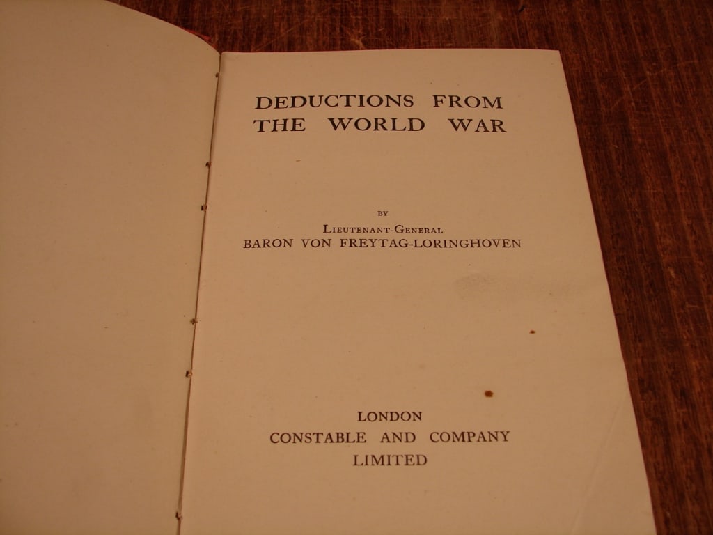 Deductions from the War by Baron von Freytag - 4