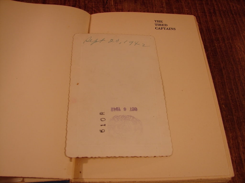 The Tired Captains by Kent Curtis. Author signed - 4