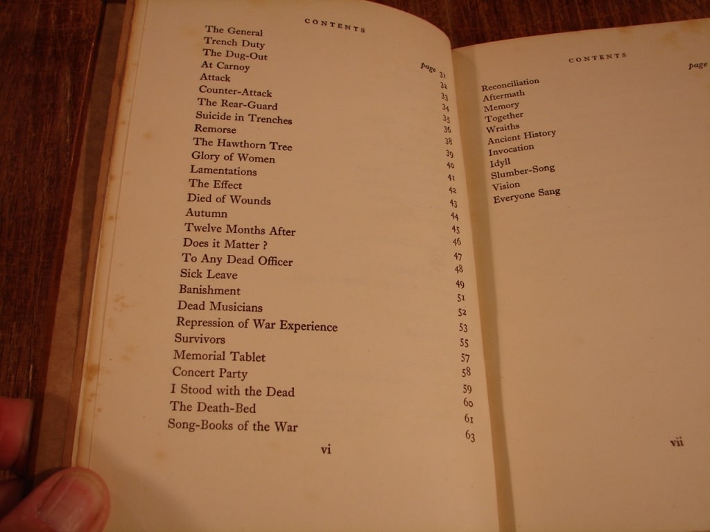 Selected Poems by Siegfried Sassoon - 6