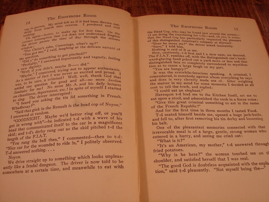 The Enormous Room by E.E. Cummings. First Edition - 6