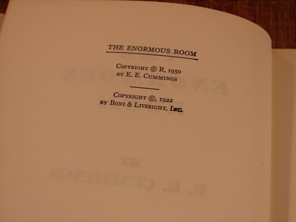 The Enormous Room by E.E Cummings. - 4