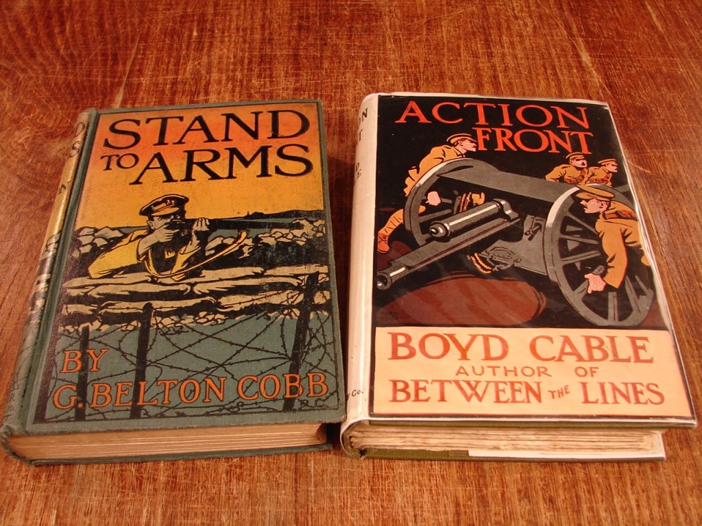 Lot of 2 World War One novels - 2