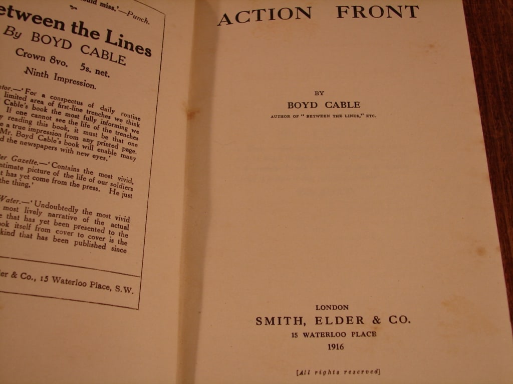 Lot of 2 World War One novels - 8