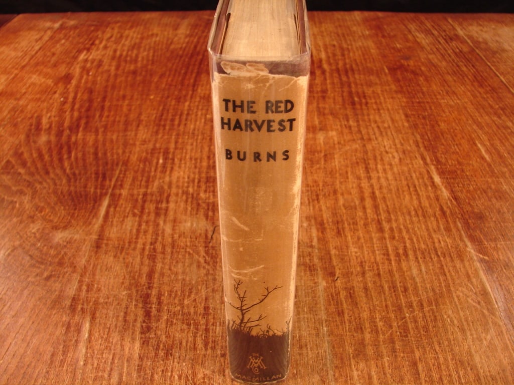 The Red Harvest A Cry for Peace Vincent Godfrey: The Red Harvest A Cry for Peace by Vincent Godfrey Burns. Macmillan Company 1930. First edition is an anthology of anti-war poetry assembled and edited by Vincent Godfrey Burns, was published in 1930