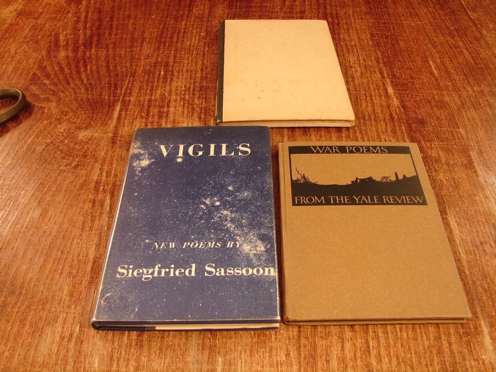 Lot of 3 desirable WWI Poetry books. - 2