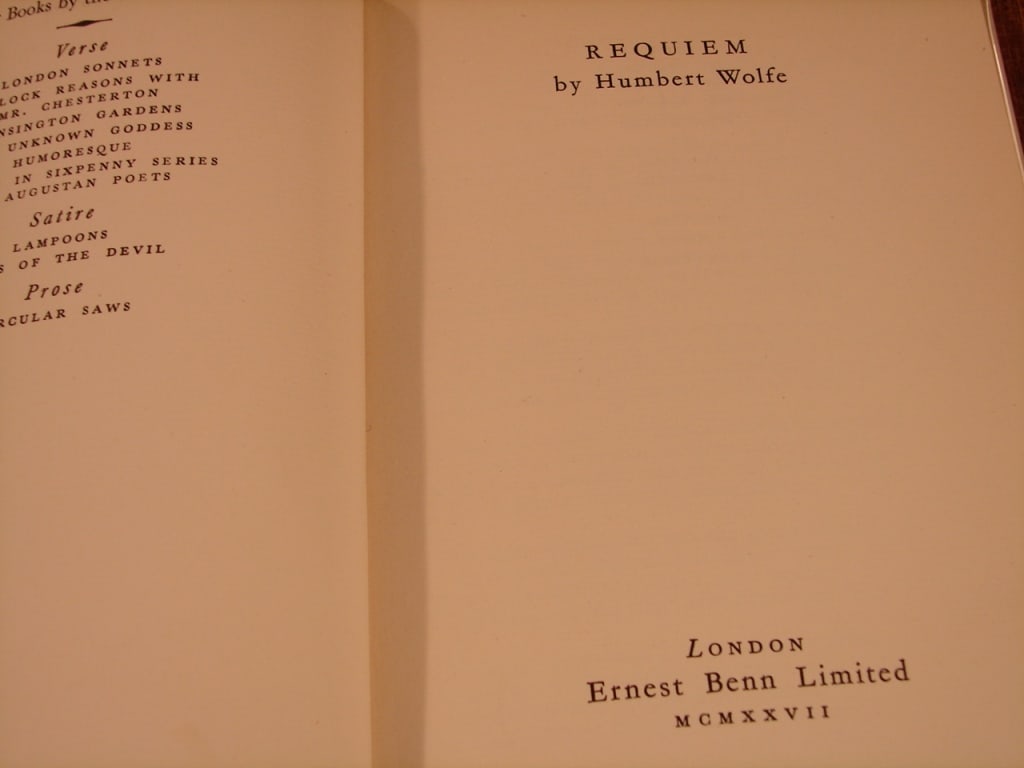 Lot of 2 WWI first edition Books of Poetry - 8