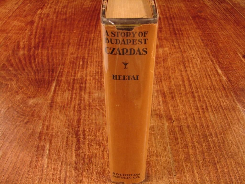 A Story of Budapest Czardas by Jeno Heltai: A Story of Budapest Czardas by Jeno Heltai. Houghton Mifflin 1932. A 1932 novel by Hungarian author Jen Heltai about a wounded World War I aviator who returns to Budapest and searches for figures