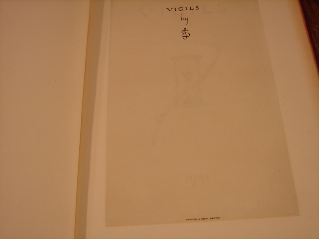Important book. Vigils by Siegfried Sassoon. - 4