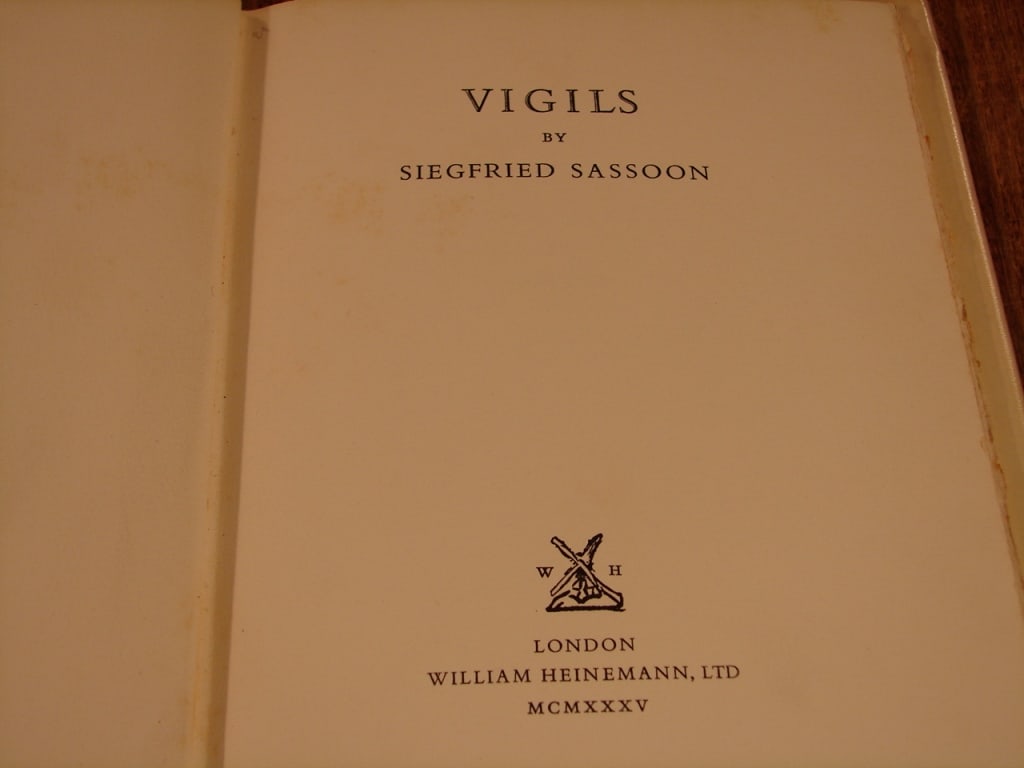 Lot of 3 Siegfried Sassoon books of poetry. - 12
