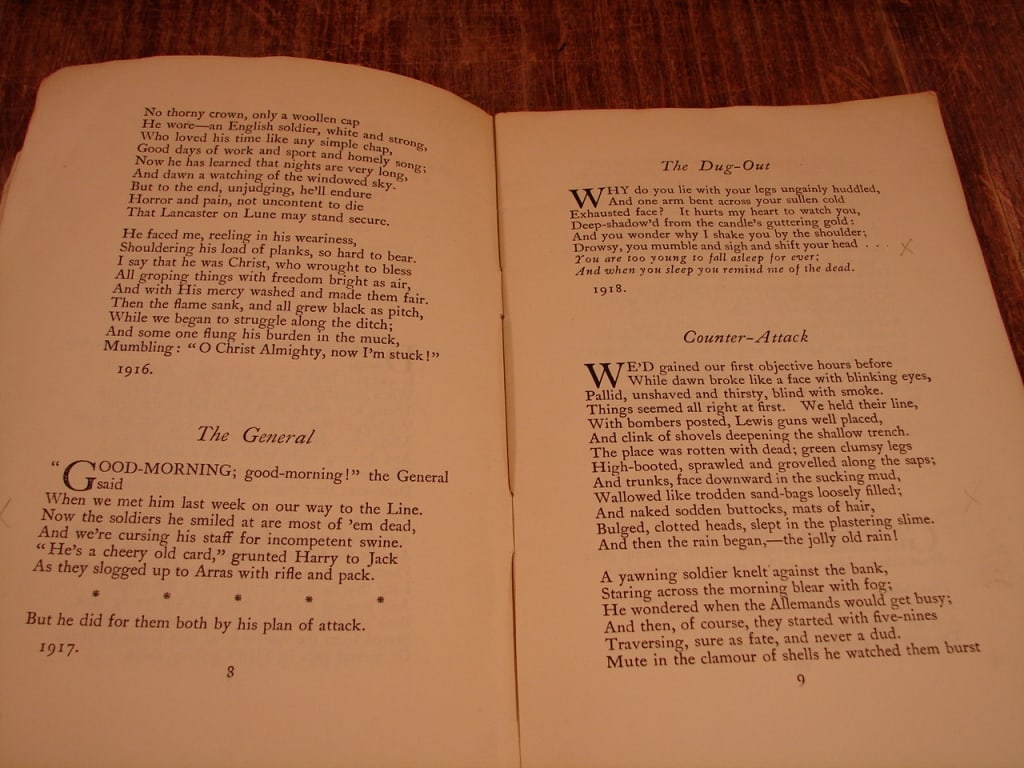 Lot of 3 Siegfried Sassoon books of poetry. - 16