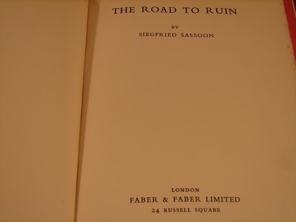 Lot of 3 Siegfried Sassoon books of poetry. - 4