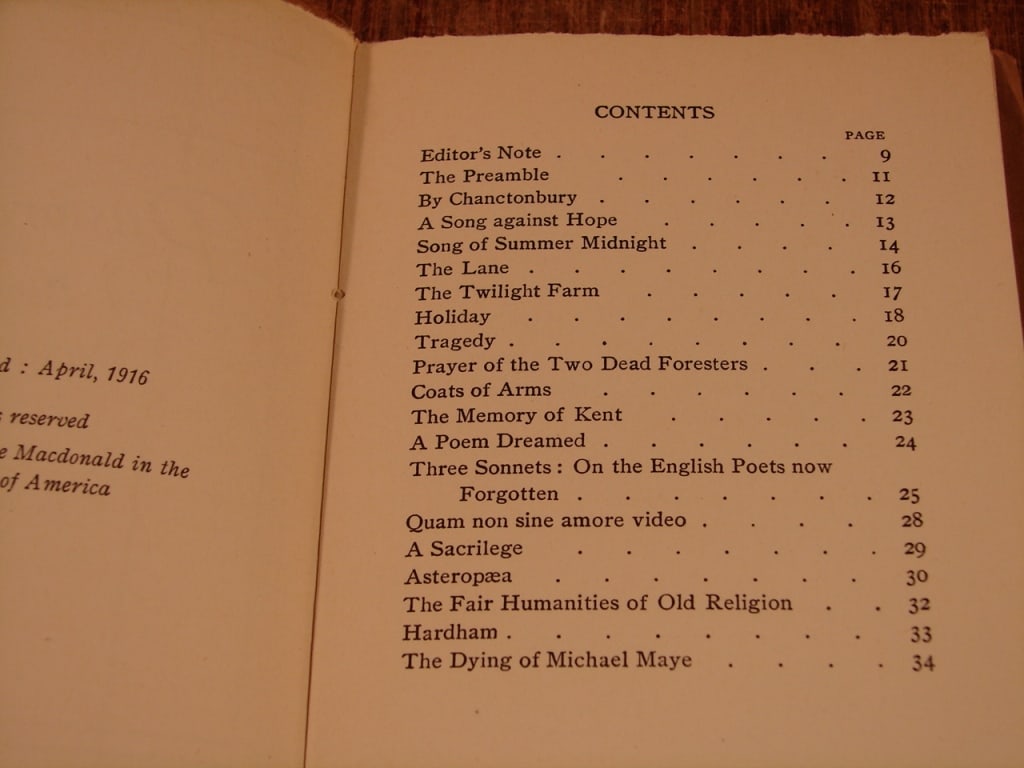 Lot of 3 World War One poetry books - 17