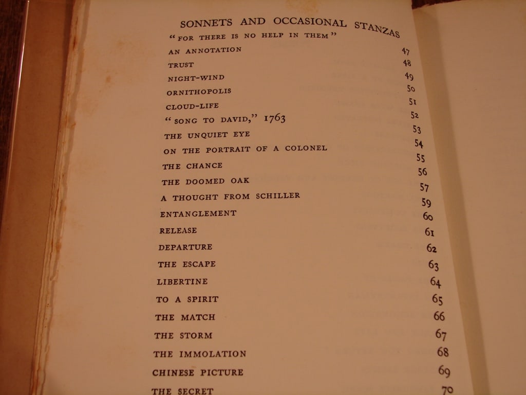 Author signed Retreat Sonnets and Poems by Blunden - 7