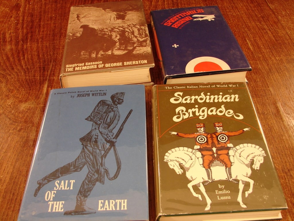 Lot of 4 World War I books. - 2