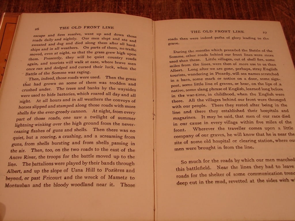 The Old front Line by John Masefield. 1st edition - 7