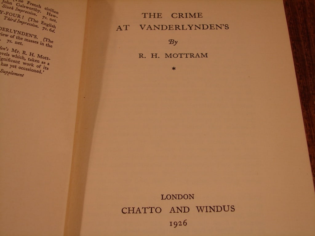 Lot of 2 R.H Mottram novels. - 11