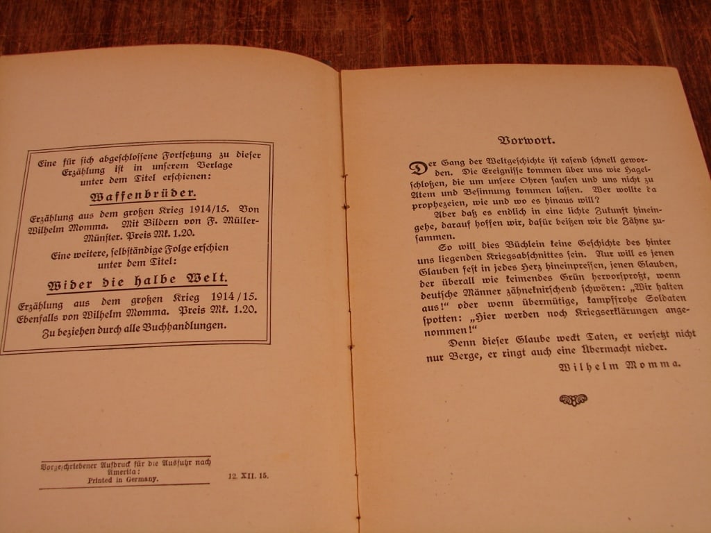 Lot of two World War I novels in German & Danish - 3