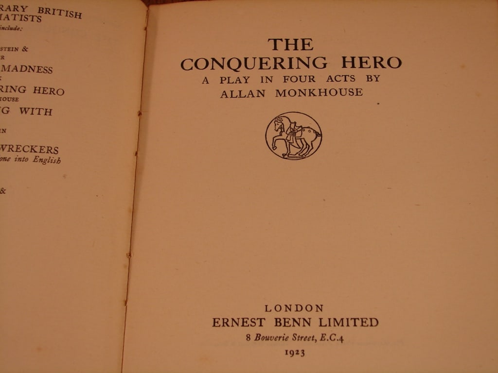 Lot of 2 World War One. A play and poems - 2
