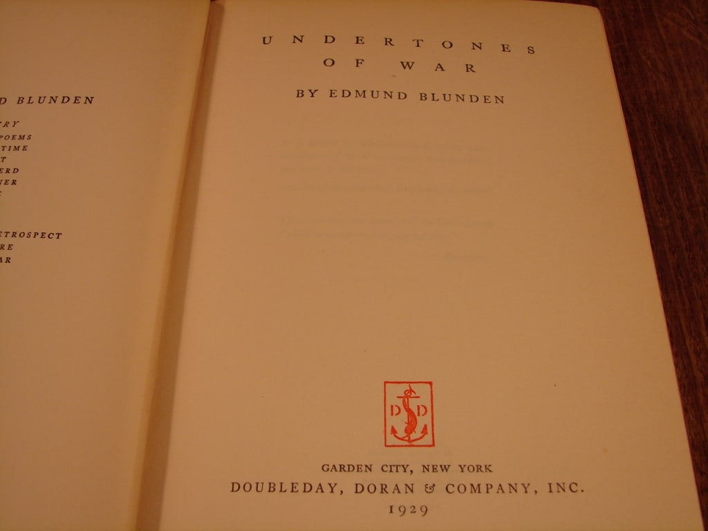 Lot of 2 Edmund Blunden novels. - 9