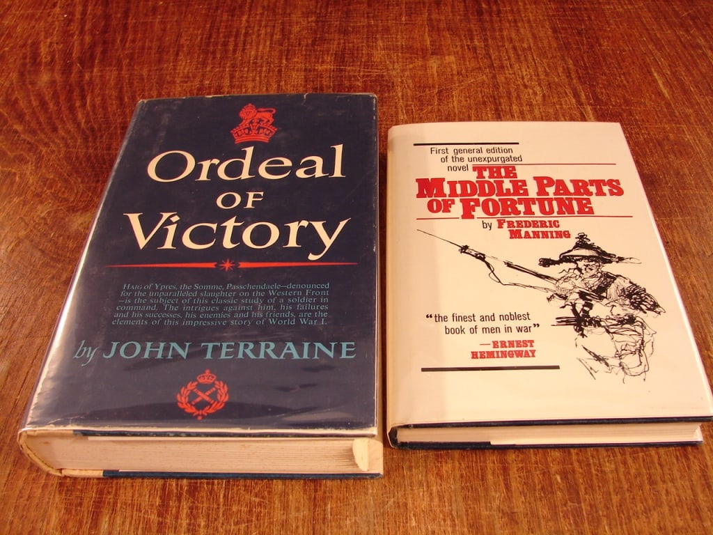 Lot of two WWI novels. - 2