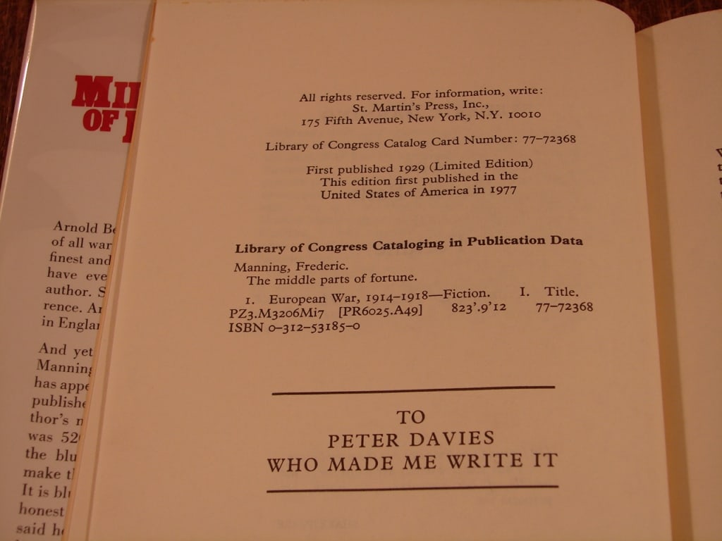 Lot of two WWI novels. - 8