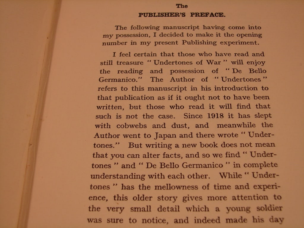 De Beffo Germanico - A fragment of Trench History. - 7