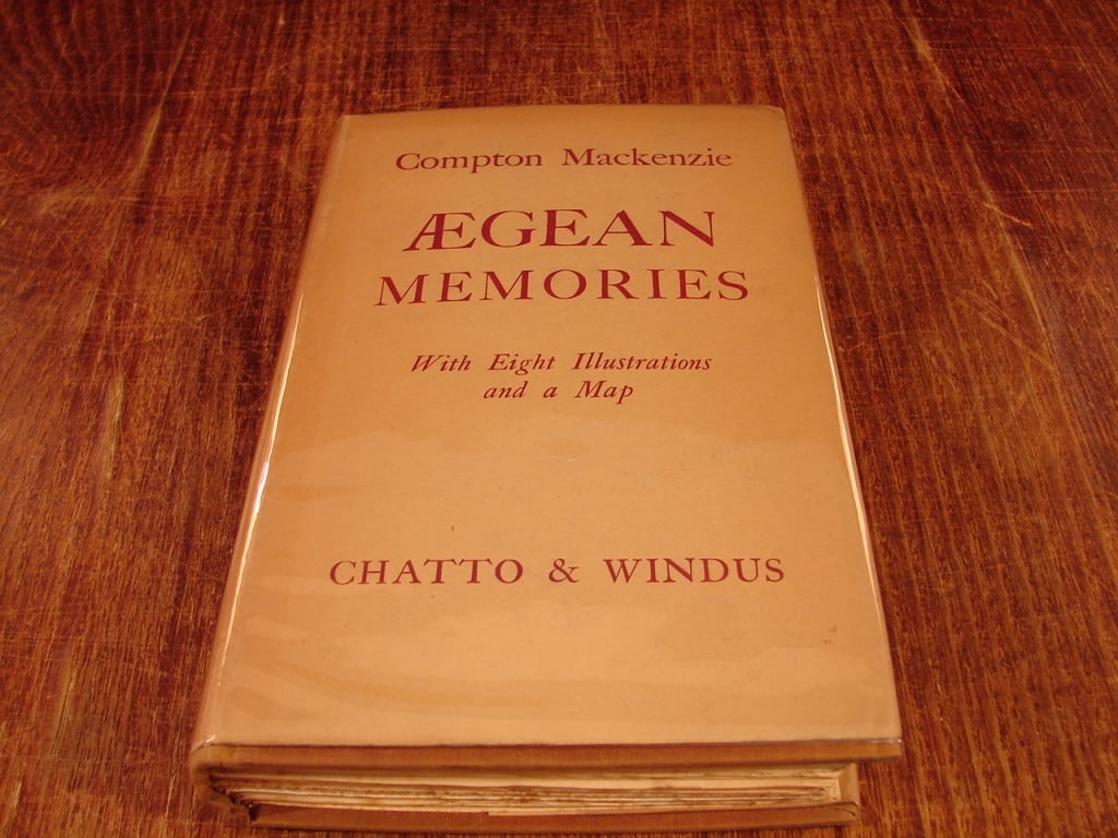 Aegean Memories by Compton Mackenzie. 1st edition - 2