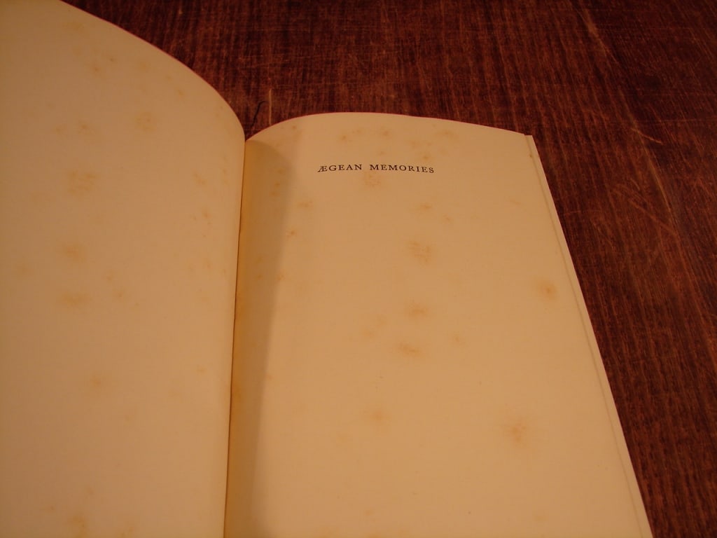 Aegean Memories by Compton Mackenzie. 1st edition - 3