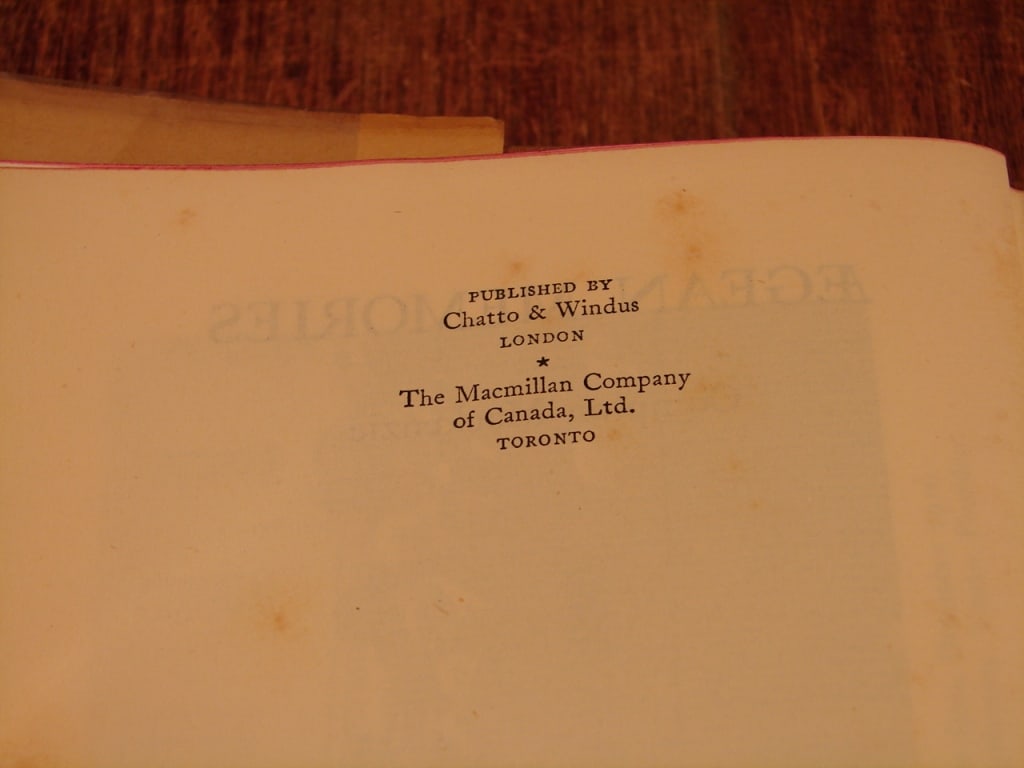 Aegean Memories by Compton Mackenzie. 1st edition - 6
