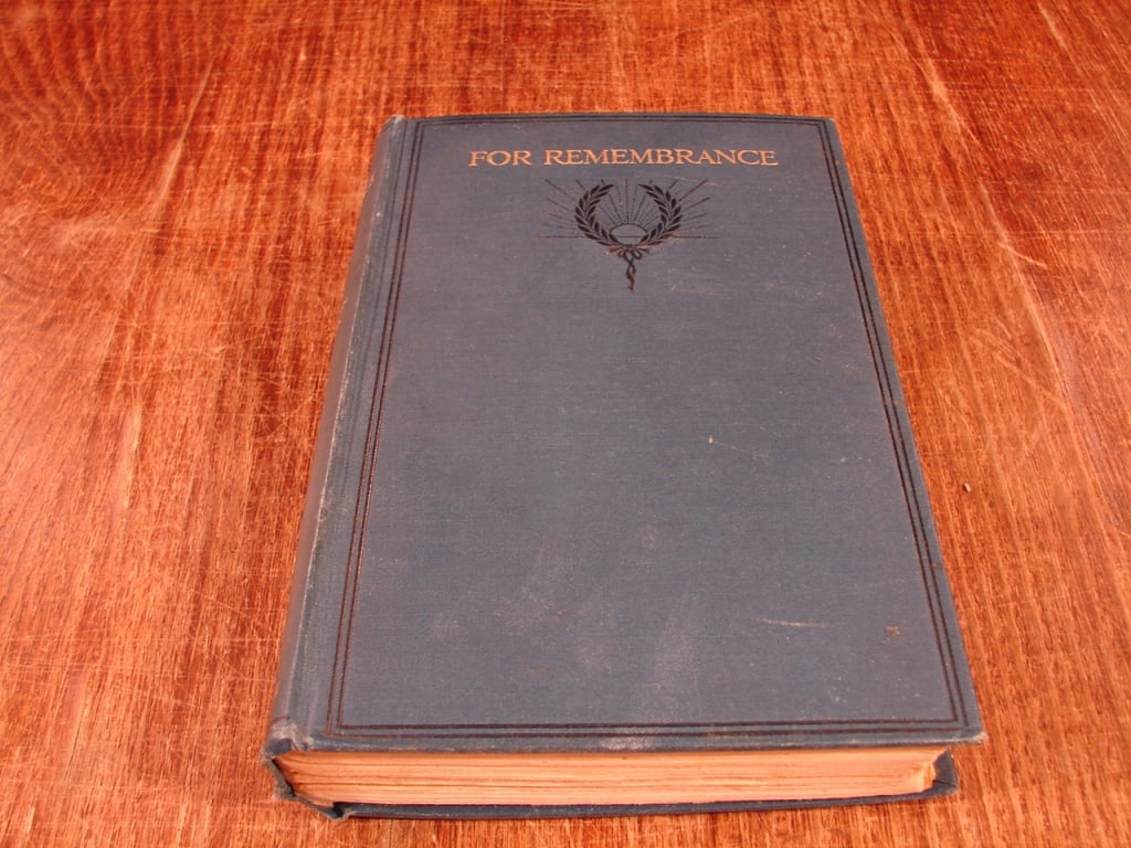 For Remembrance - Soldiers Poets Who Have Fallen . - 2