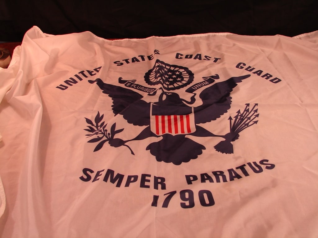 US Coast Guard Flag. 34"X 60".: Modern US Coast Guard Flag. 34"X 60".. Great Condition.