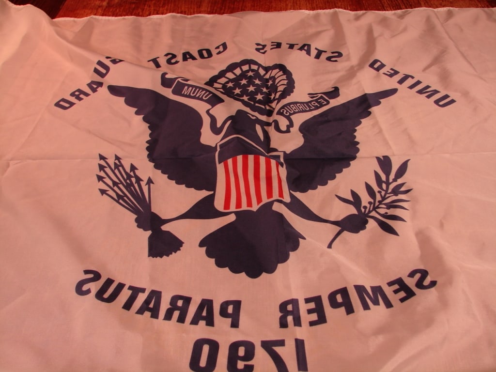 US Coast Guard Flag. 34"X 60". - 3