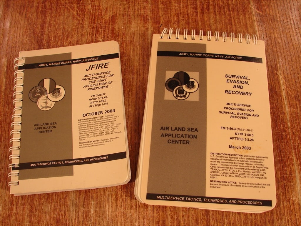 Army, Marine, Navy Air Force Procedure handbooks (1 of 4)