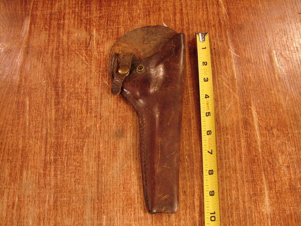 Leather snap holster for .38 DA - 2