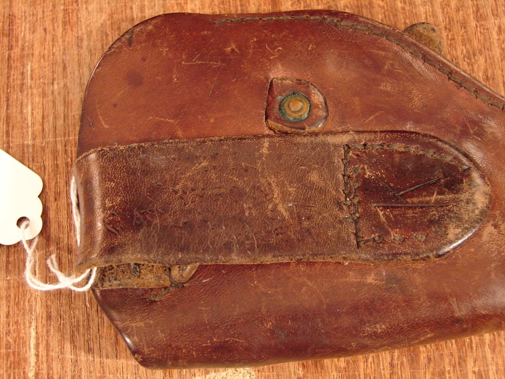 Leather snap holster for .38 DA - 4