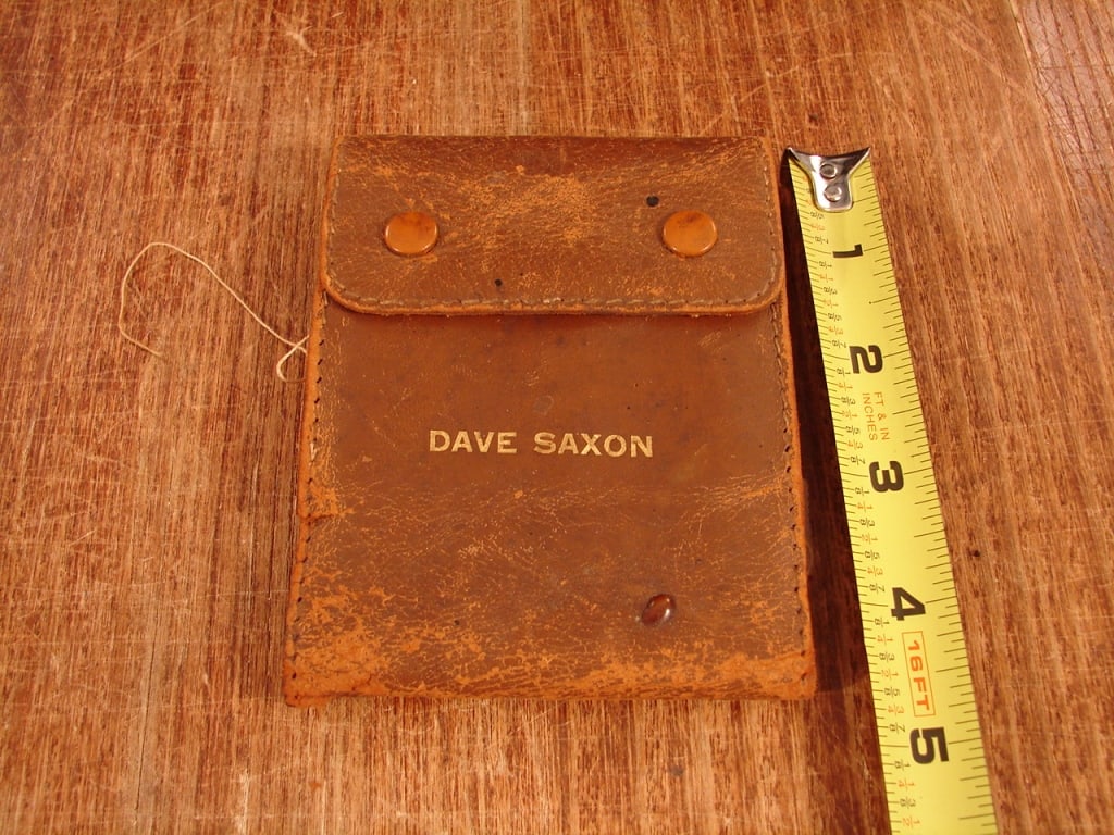 Named WWII leather survival/tool kit - 2