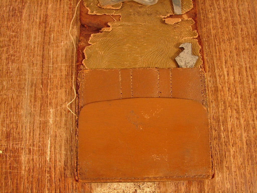Named WWII leather survival/tool kit - 4