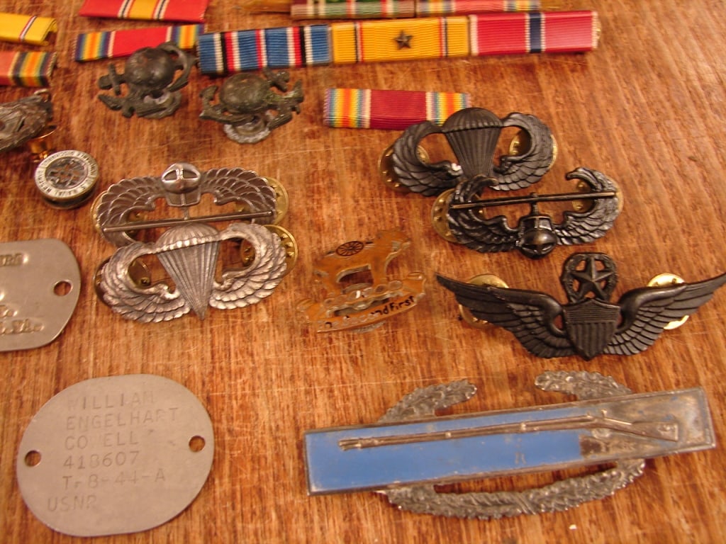 Lot of 23 various military medals, awards, ribbons - 5