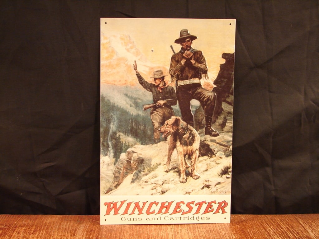 Winchester Advertising sign. (1 of 4)
