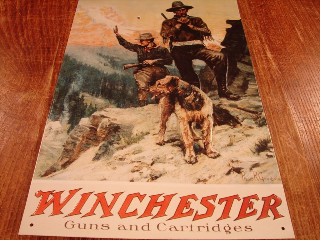 Winchester Advertising sign. - 2