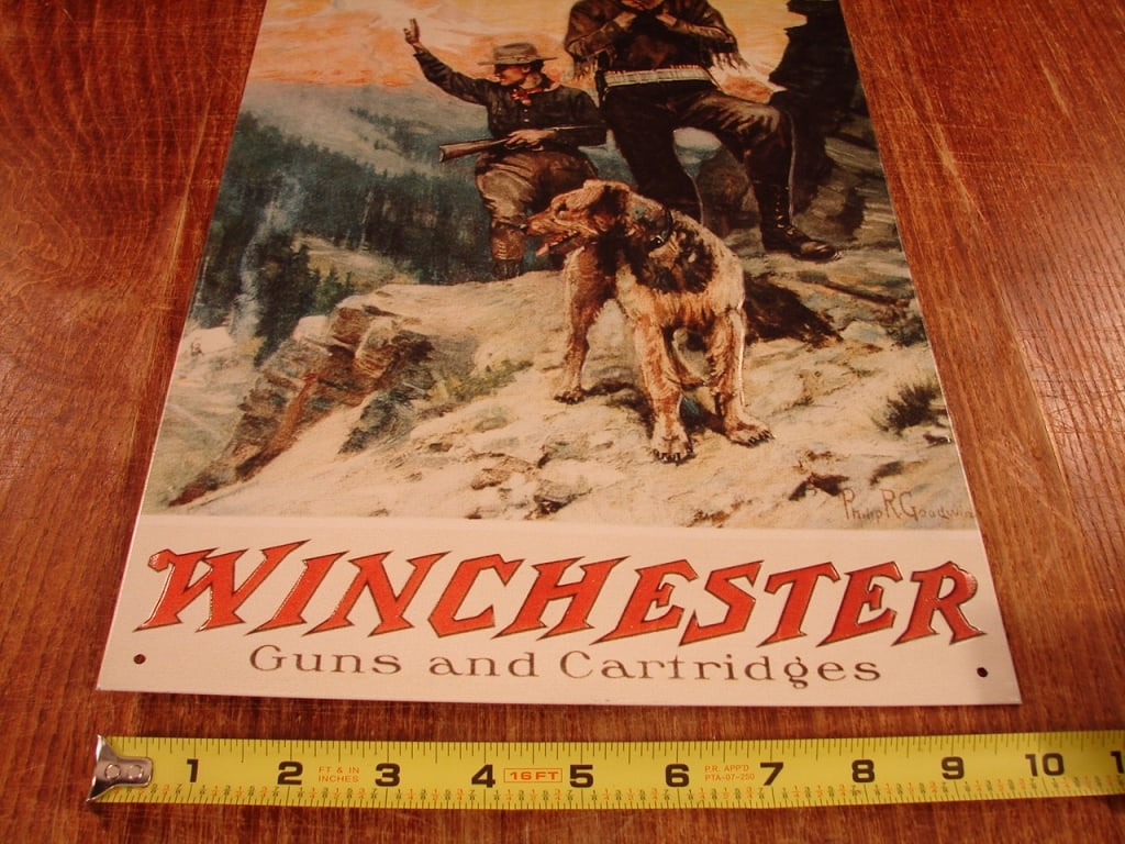 Winchester Advertising sign. - 3