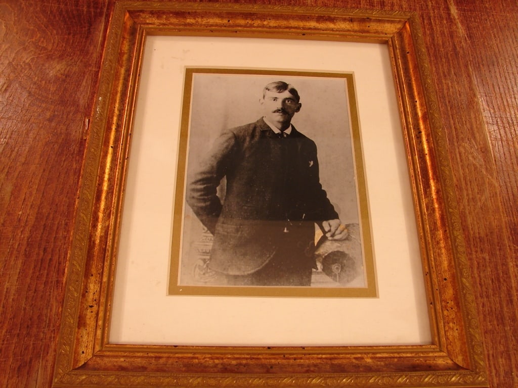 1 Framed photo of Leonhard Harth circa 1889: 1 Framed photo of Leonhard Harth circa 1889