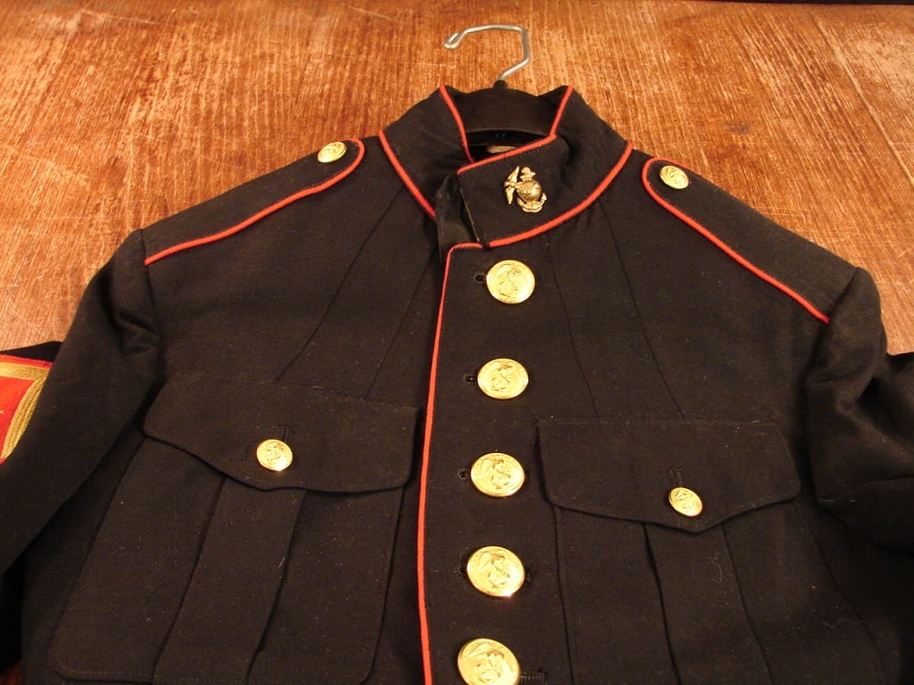 US Marine Corp. Dress Blue uniform with pants - 2