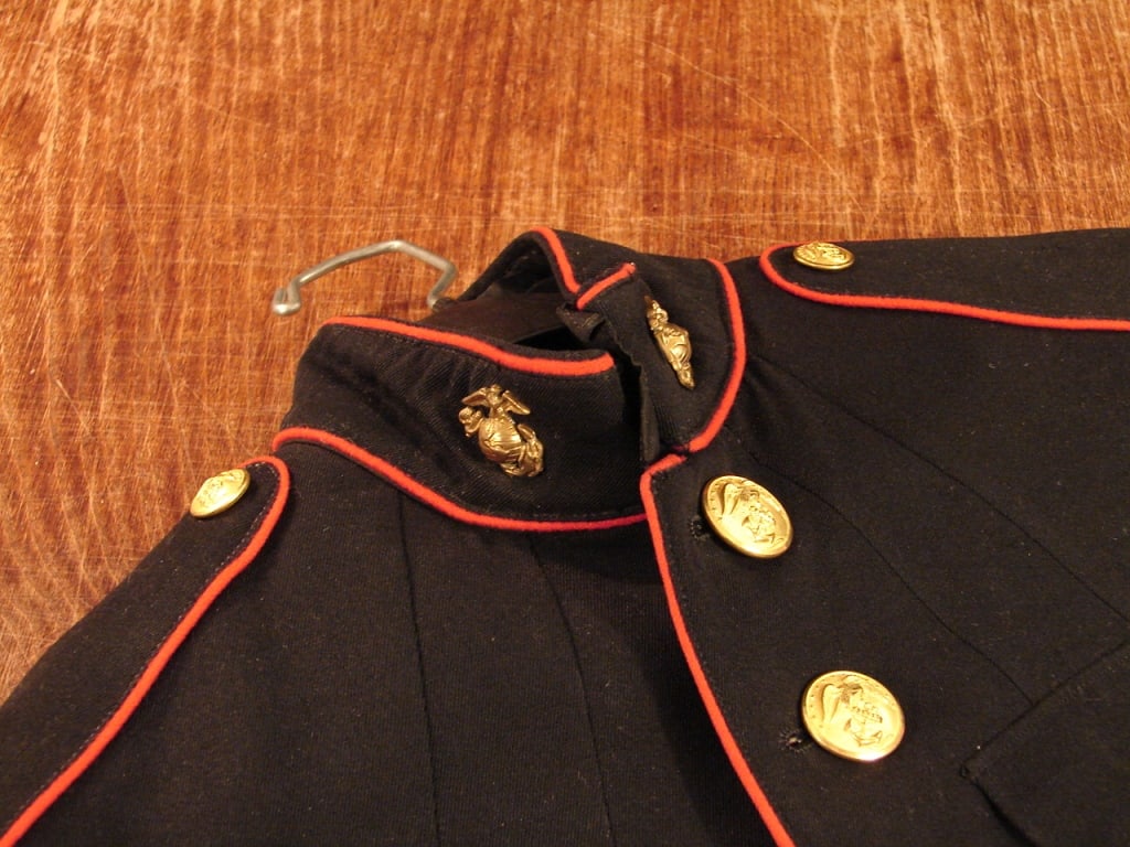 US Marine Corp. Dress Blue uniform with pants - 5