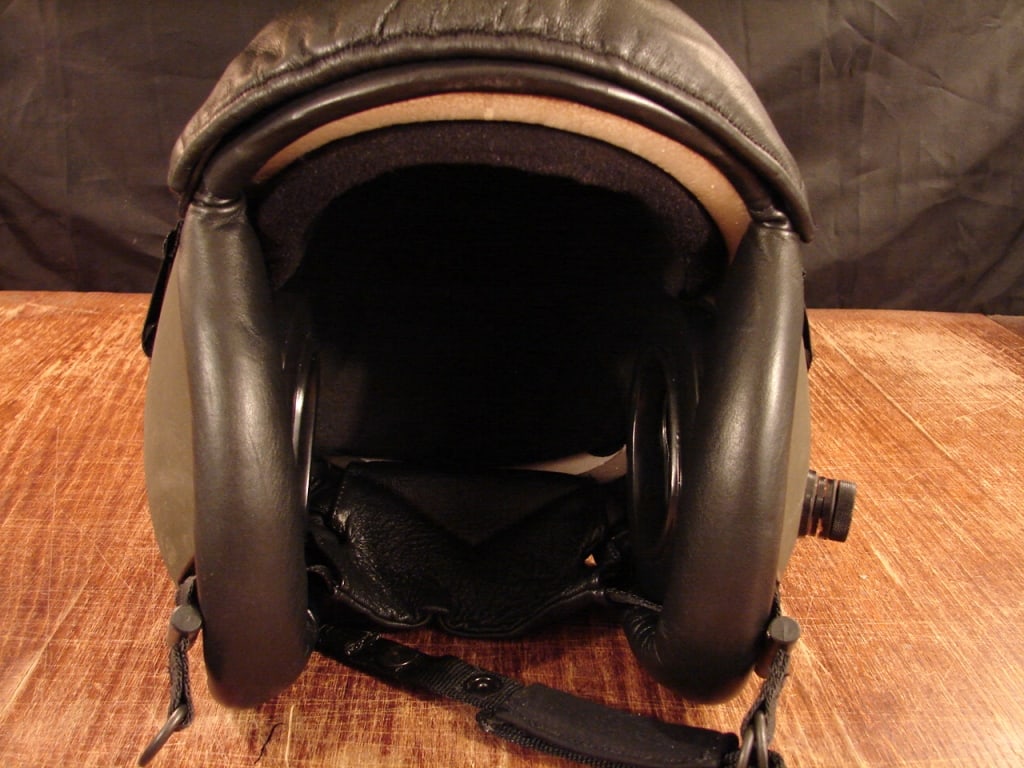 Un-issued Helicopter pilot or flight helmet - 5