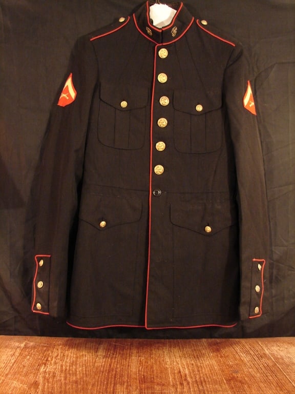 US Marine Dress Blues. Coat: US Marine Dress Blues. Coat only - no pants.