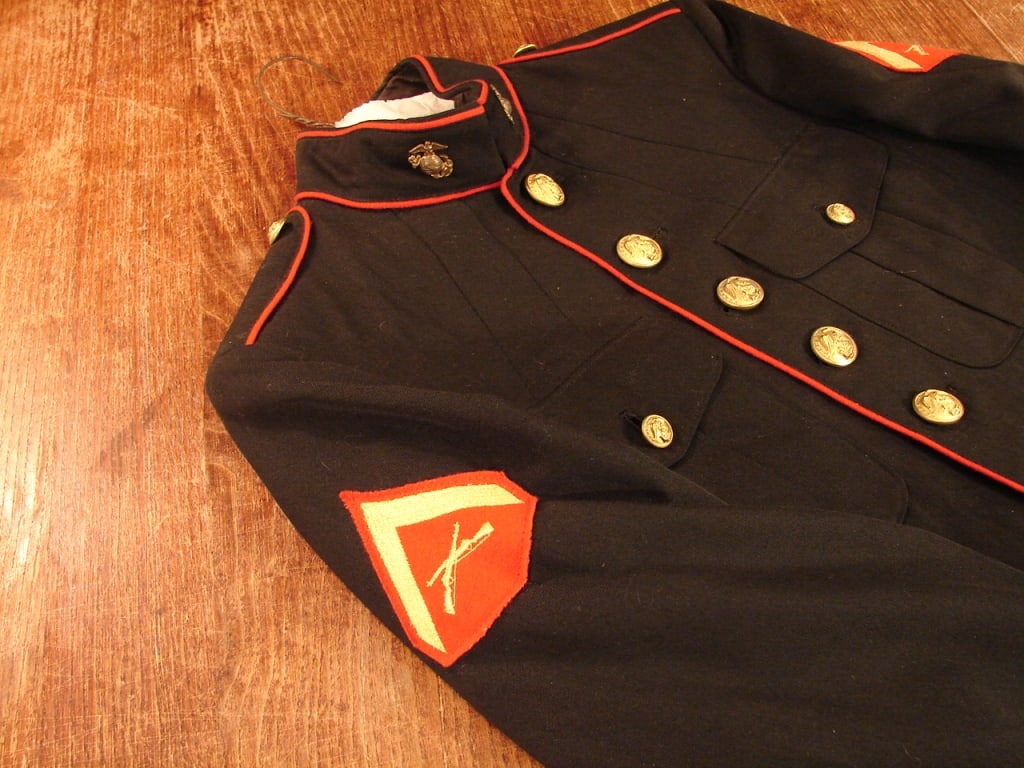 US Marine Dress Blues. Coat - 4